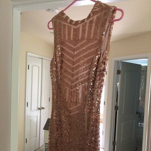 Rose gold wedding dress M